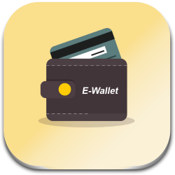 Pay online using e-wallet